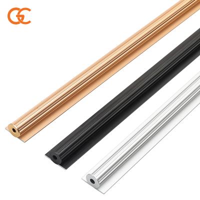 China Prevent Doors From Bending Or Forming Thickened Aluminum Alloy Metal Furniture Cabinet Wardrobe Sliding Door Fittings Straightener for sale