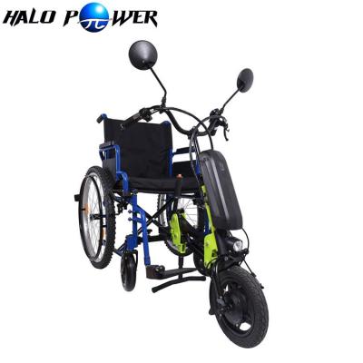 China Waterproof hot sale electric handcycle for wheelchair with 36v 250w hub motor brushless electric wheelchair kits for sale