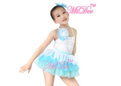 China Lovely Kids Dance Clothes Sequin Tulle Ballet Dance Costumes For Girls for sale