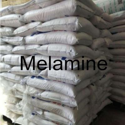 China 99.8% 100% Pure White Crystal Melamine Powder For Leather Tanning Agent for sale