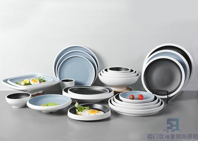 China Sistemas nórdicos del servicio de mesa de la melamina del estilo que imitan platos de porción de la melamina de la porcelana en venta