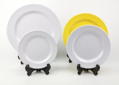 China White Unbreakable Restaurant Melamine Dinnerware Plate Set for Home Restaurants for sale