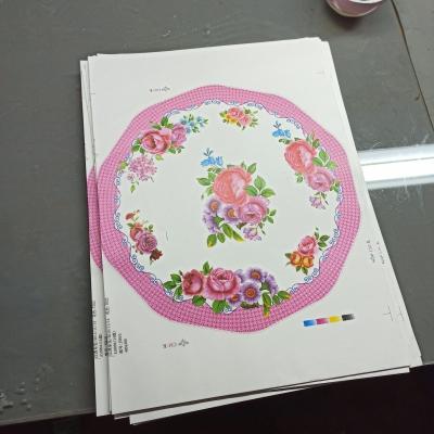 China 85% 100% Brightness Melamine Decal Paper For Tableware Printing for sale