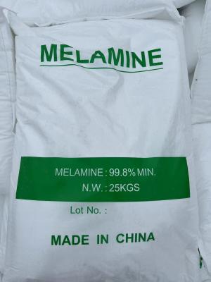 China 25kg 99.8% Pure Melamine Powder For Making Plywood MMC Glazing Powder for sale