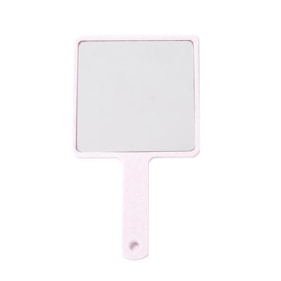 China Portable Personalized Handheld Dressing Table With Handle Handheld Dressing Table Mirror For Women for sale