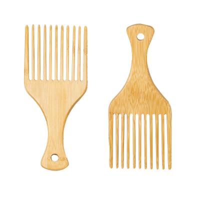 China Wholesale Waterproof Wide Natural Bamboo Wood Scalp Massage Brush Hair Comb Bamboo Tooth Comb for sale