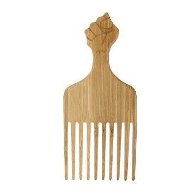 China Wholesale Custom Waterproof Bamboo African Wide Tooth Comb Dense Tooth Comb for sale