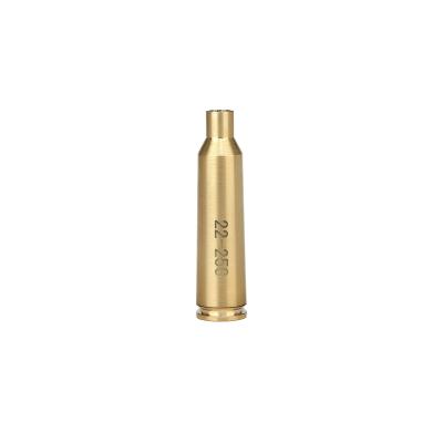 China High Quality Brass Cartridge Dot Laser Sight Boresight Red Laser Hole Sight 22-250 for sale