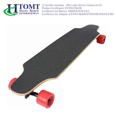 China Se dobla el monopatín teledirigido inalámbrico Longboard eléctrico de la impulsión 300W en venta