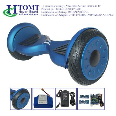 China HTOMT Off Road Hoverboard com Bluetooth e todo o terreno rodas espertas de 8,5 polegadas azuis à venda