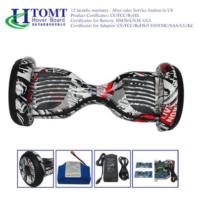 China Waterproof Black Off Road Hoverboard With Smooth Function , Original Samsung 4.4Ah for sale