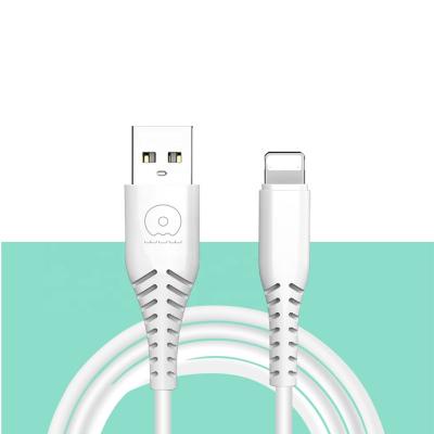 China Strong Durable Fast Delivery 1m Power For Fast Charging 1A Lightning Cable For iPhone White Charging Cable For iPhone for sale