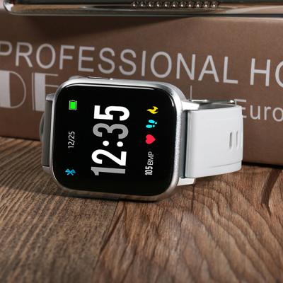 China Touch Screen Factory Thermometer Body Temperature Heart Rate Blood Pressure Monitor Android Smart Watch for sale