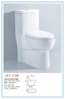 China Double-flush Gold Dragon ceramic toilet; one piece washdown WC price; toilet manufacturing for sale