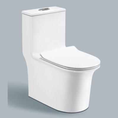 China Double-Flow Sanitary Ceramic Bathroom WC Toilet With Water Tank for sale