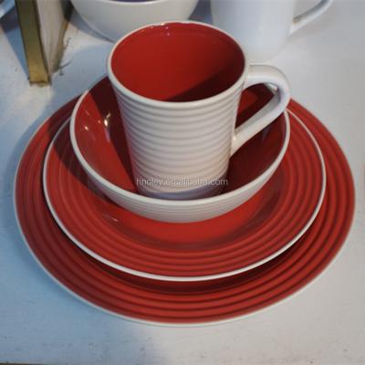 China 16pcs China Viable Ceramic Tableware for sale