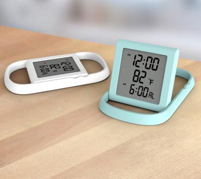 China Files New Design Multifunctional Tabletop Digital Alarm Clock with Phone Holder for sale