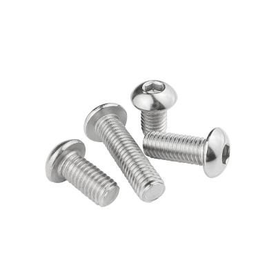 China Professional Aluminum Profile Accessories Price Promotion Half Connection Manufacturing Knob Round Head Screw for sale