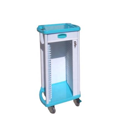 China Modern Best Price CE ISO Approved Patient Treatment Hospital Medical Record Trolley With Fast Delivery for sale