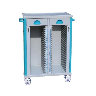 China Modern ABS Material Plastic Patient Disc Hospital Medical Trolley for sale