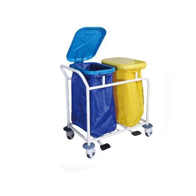 China Modern Wholesale Medical Supplies Hospital Trolley Medical Waste Bin for sale