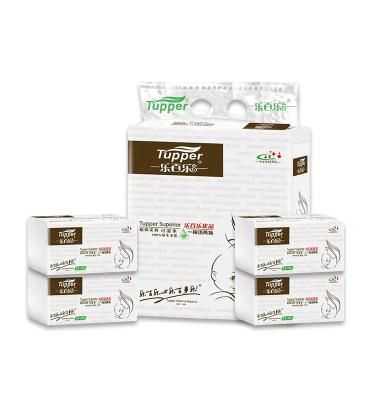 China Flexble Soft Pack Tissue Paper Facial Soft Pack Facial Tissue 2Ply 3Ply 4 Ply Virgin Toilet Paper for sale