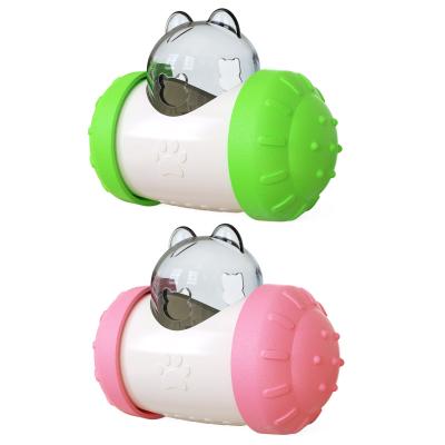 China Sustainable Leaking Cat And Dog Toy Driver Tumbler Ball Cat Toys for sale