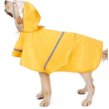 China Stored Pet Travel In The Rainy Day Reflective Dog Raincoat Dog Raincoat for sale