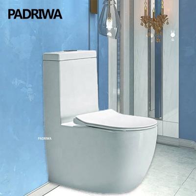 China High Quality Ceramic Wc Trap Cistern Sanitary Ware P 180 Concealed Floor Standing One Piece Toilet Bowl for sale