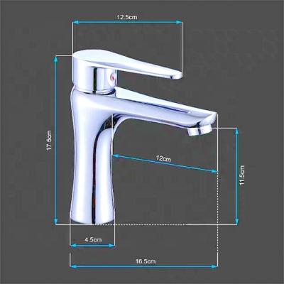 China China Beautiful Faucets Price Brass Single Hole Bathroom Basin Mixer Tap Faucet for sale