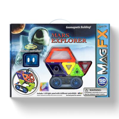 China Mars Explorer Magnetic Block Sets For 5 Years+ , Magnetic Tile Building Set for sale