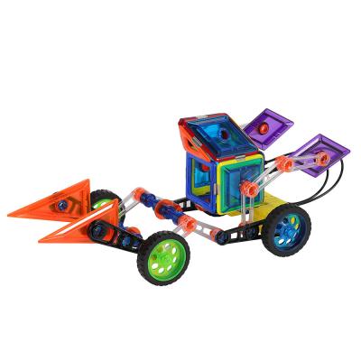 Cina STEM didattico Magnetic Toy Vehicles Remote Control Magnetic Childrens Blocks in vendita