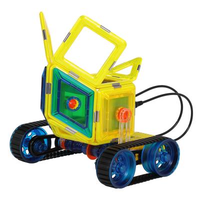 Cina Piastrelle magnetiche Remote Control Car 3d Magnetic Blocks Piccolo Coniglio Auto Giocattoli in vendita