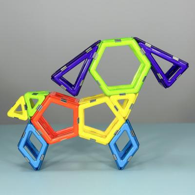 China Kids Toys Magnetic Tiles Animals Dog Structure Children Building Blocks Custom Shape for sale