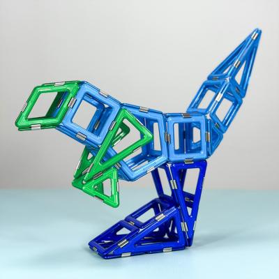 China Magnetische Ziegel Spielzeug Velociraptor Magnetische Blöcke 3D-Struktur zu verkaufen