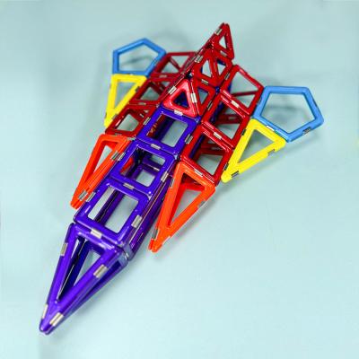 China Science Magnetic Educational Blocks Mecha Large Fighter Jets Building Shapes for sale