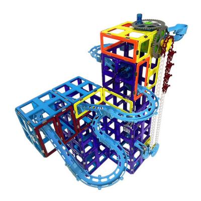 China Creative Children Magnetic Building Track Set , Magnetic Toy Car Track OEM ODM for sale