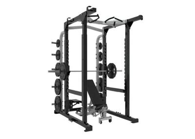 China Multi Station 360 Gym Equipment , Half Power Squat Rack Machine Commercial Bodybuilding for sale