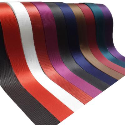 China Viable high quality plain/flat/twill nylon webbing for bag strap/seat belt/military tape for sale