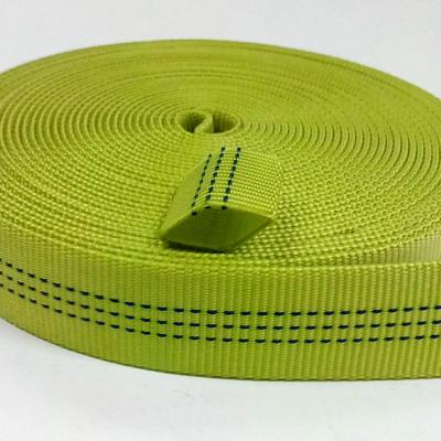 China Viable Wholesale Black Flat Heavy Duty 1/1.5/2 Inch Tubular Nylon Webbing For Bags for sale