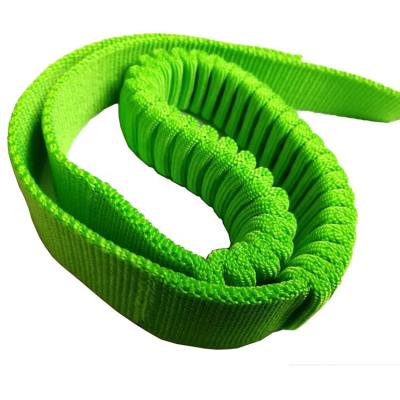 China High Quality Bent Elastic Corrugated Nylon Polyester Bungee Damping Elastic Webbing For Dog Leash And Safety Products for sale