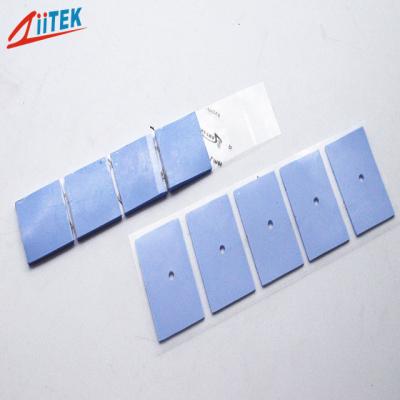 China 1.5mmt Thermal Conductive Pad Blue High Durability For Rdram Memory Modules  for sale