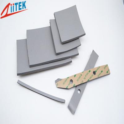 China Gray High Temperature Silicone Foam Sheets Shock-Absorbing For Automotive Industry for sale