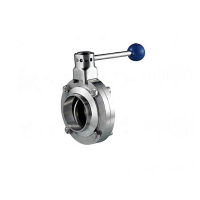 China General sanitary stainless steel butterfly valve dn100 butterfly valve price list wafer butterfly valve for sale