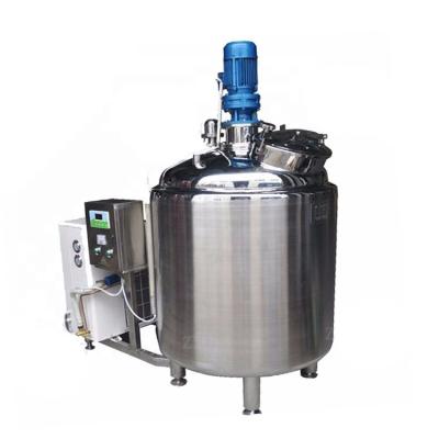 China Dairy JG 200l 500 liter 1000 liter price whey tank milk cooling tank milk cooler box for sale