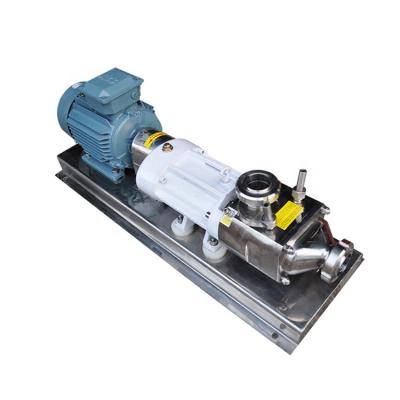 China Food And Beverage Industry JG Stainless Steel Single Screw Water Rotor Price Twin Screw Pump for sale