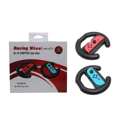 China Game Wheel Steering Controller CoolRabbie 2Pcs Steering Wheel Hand Grip Handle Manipulate Wheel For Nintendo Switch Wheel Controller for sale