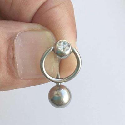 China FASHIONABLE VCH Sterilized Barbell Surgical Steel Body Piercing Jewelry for sale