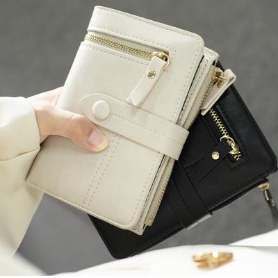 China Anti-theft Fashion Wallet High Quality Leather Women Coin Purse Ladies Card Holder Anti-theft Wallet For Women 2022 for sale