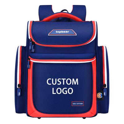 China Customized LOGO Waterproof Student School Bags Large Capacity Waterproof Kids Backpack Safely Reduced Load Children's School Bags for sale